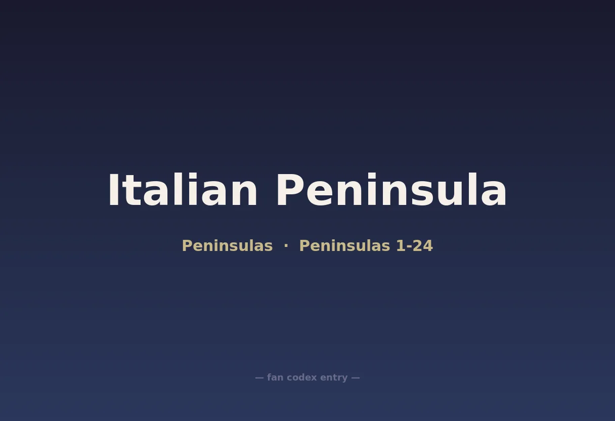 Italian Peninsula