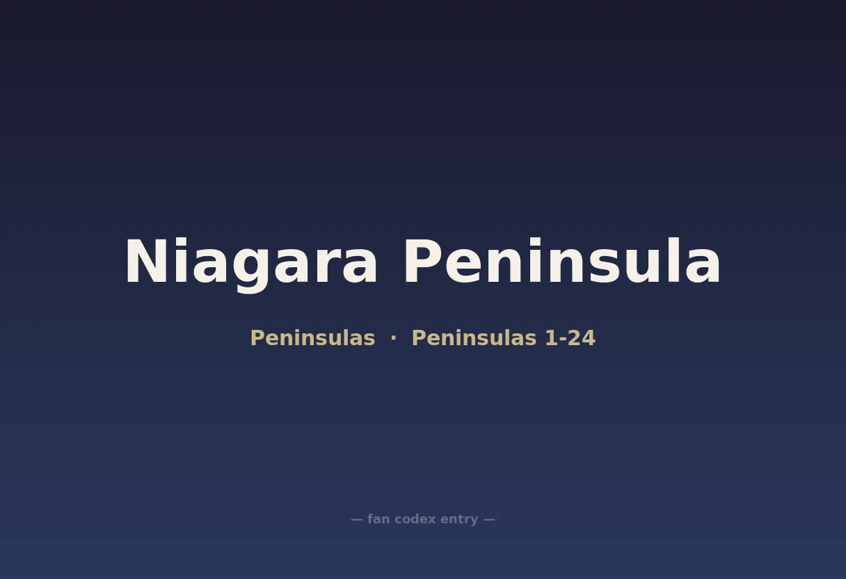 Niagara Peninsula