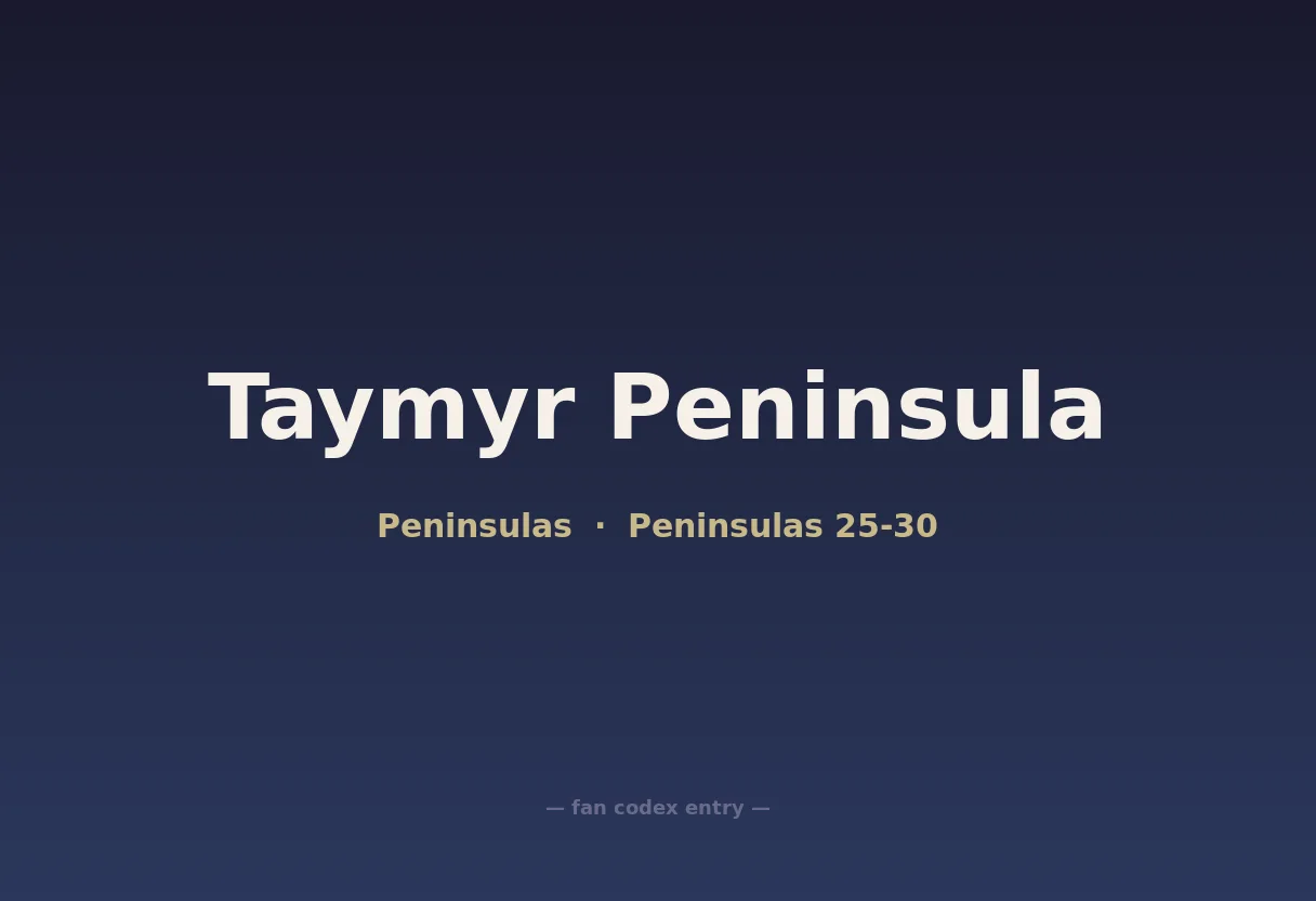 Taymyr Peninsula
